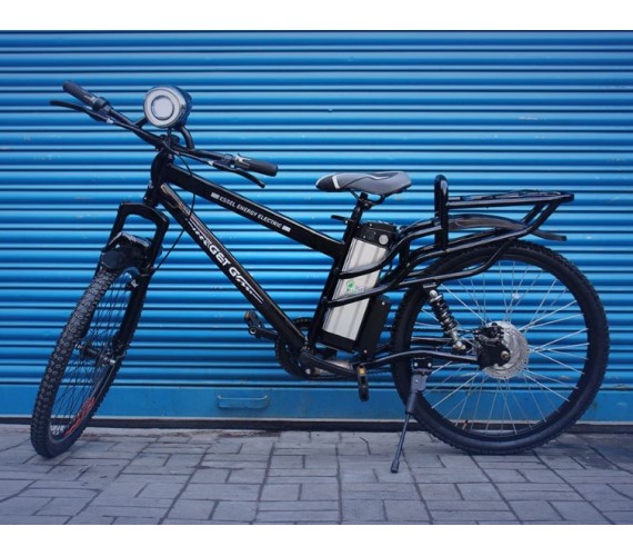 GET G 48V Electric Bicycle For Adults with 8.8Ah Battery Capacity with Front/Rear Disk Brakes (Frame Size 20) 2 Years Warranty- Black
