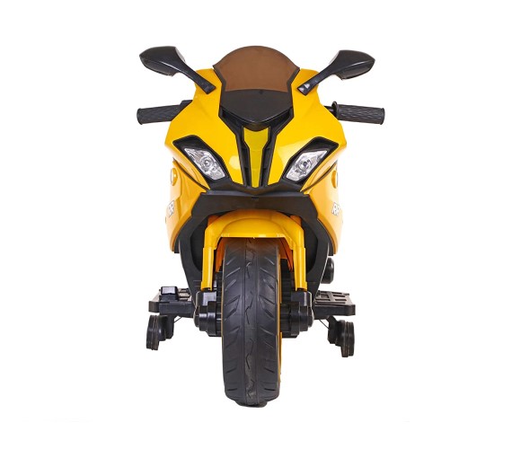 Kids BMW S1000RR Super bike Rechargeable Battery Operated Ride on Bike for Kids, Hand Accelerator(3 to 8 years) Yellow