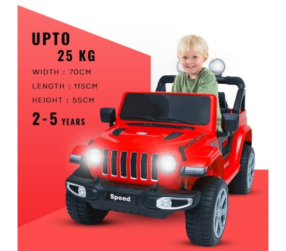 Rubicon (copy) 12V Electric  Battery Operated Ride On Jeep For Kids With Remote Control - Red