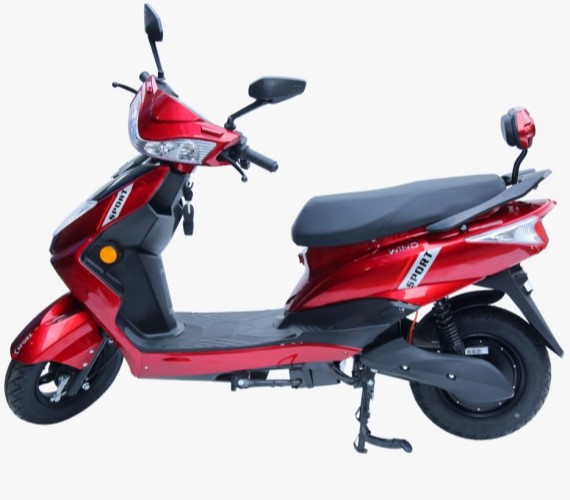Wind Electric Scooter, 48V 30AH Battery Scooter For adult with Central Locking(Up to 65 -75Kms, Max Weight Capacity 160Kgs)