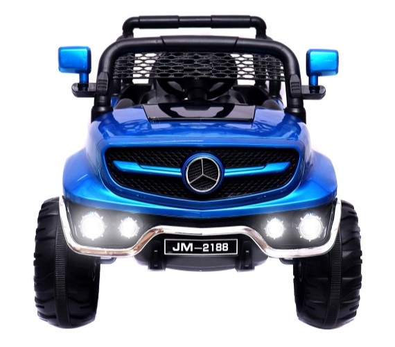 JM 2188 Battery Operated Ride on Jeep for Kids With Remote Control (Blue)