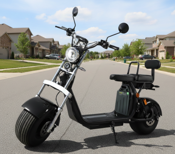 City Coco Electric Bike 60V - 12AH | City Coco Battery Bike for adult | discovery bike ,Electric Fat Tyre Bike, Battery Bike For Youngster With Disc Brake(Black)