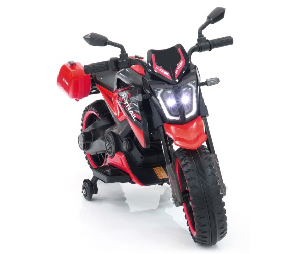 Kids KTM Sports Electric Ride On Bike, 12V Battery Operated Ride On Bike for Kids with Hand Accelerator 3-7 Yrs