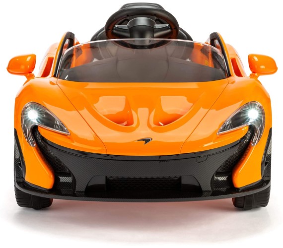 Mclaren Battery Ride On Car For Kids with Remote Control , Battery Operated Car For Kids Age 2 to 7 (Light Orange)