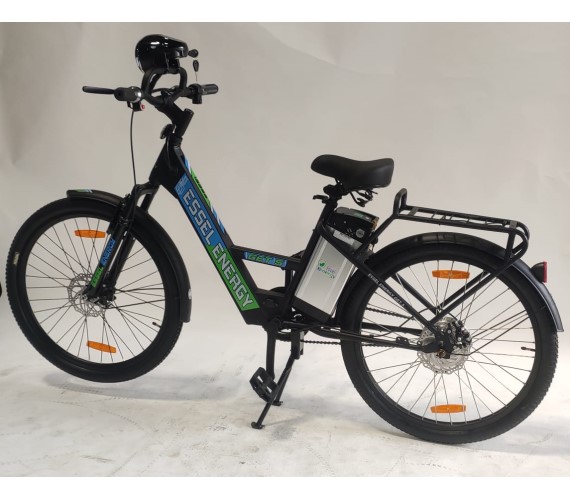 GET 5 48V 16Ah Electric Cycle For Adults With Front/Rear Disc Brakes And 2 Years Warranty-Black