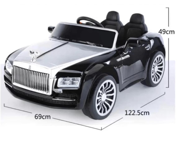 4X4 Rolls Royce Big Size Electric Ride on Car, 12V Battery Ride On Car For Kids with Remote Control Music and Light 1-6 Yrs