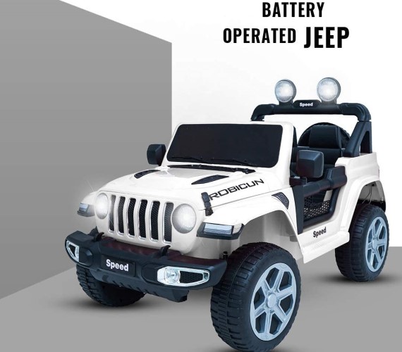 Rubicon (copy) 12V  Electric  Battery Operated Ride On Jeep For Kids With Remote Control - White