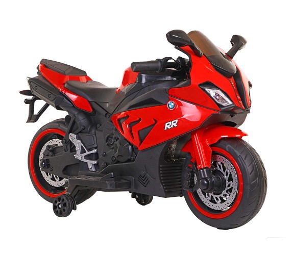 Kids BMW S1000RR Super bike Rechargeable Battery Operated Ride on Bike for Kids, Hand Accelerator(3 to 8 years) Red