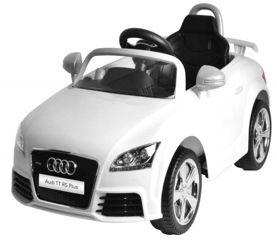 Officially Licensed Kids Audi TTrs 12V Battery Operated Ride On Car For Kids with Remote Control and Music, Light-multicolor