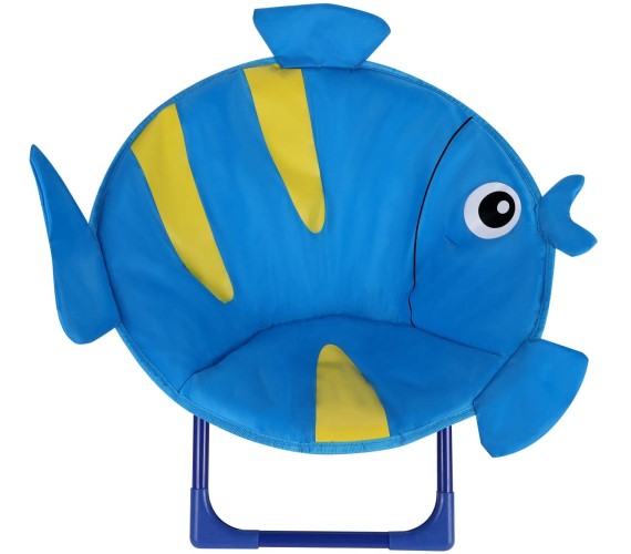 Fish Shape Moon Chair For Kids Baby Moon Chair-(Blue)