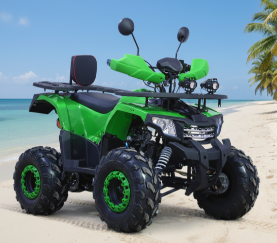 ATV 135cc Petrol Engine Mouzer ATV Bike For Adults, ATV 4 Wheel Beach Bike , Quad Bike Petrol Engine 250cc With Front/Rear Disk Brakes And Head Light