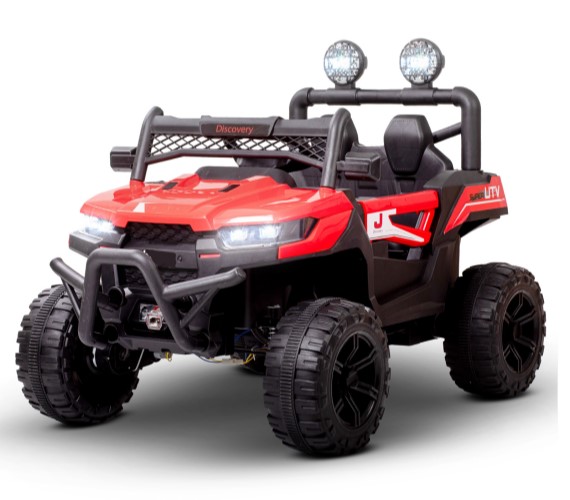 4X4 UTV Electric Ride on Jeep, 12V Battery Ride On Jeep For Kids with Remote Control Music and Light 1- 6 Yrs