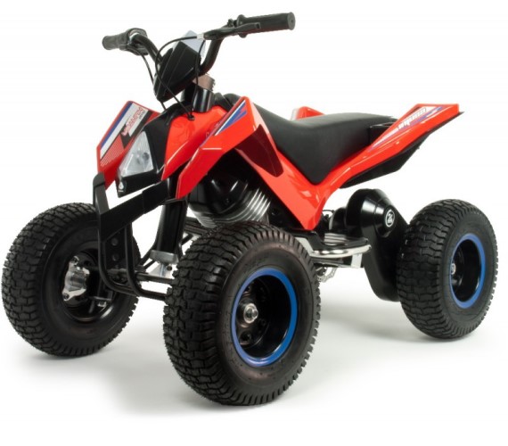 Kids ATV 24V Battery Operated Ride On Beach Bike, Quad Hunter ATV For Kids (Buggy) Made In Spain - Import Quality 24V ATV Bike (ATV6024)- Red