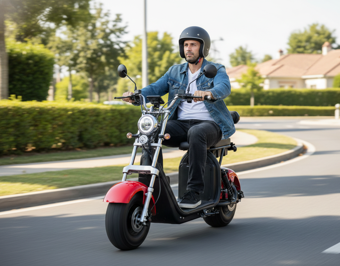 City Coco Electric Bike 60V - 12AH | City Coco Battery Bike for adult | discovery bike ,Electric Fat Tyre Bike, Battery Bike For Youngster With Disc Brake