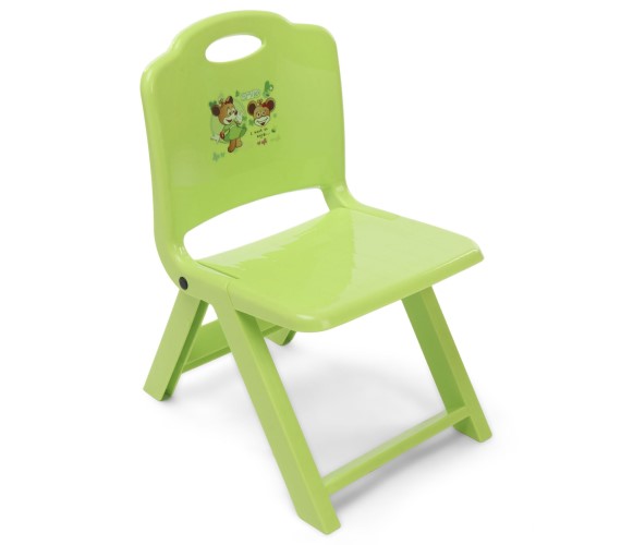 Kids Foldable Chair With Cartoon Printed Foldable Chair For kids-(Red, Green)