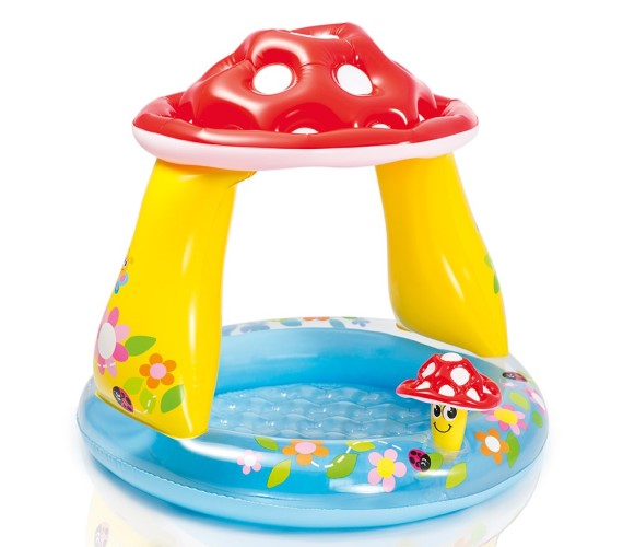 Mushroom Kid's Swimming Pool for Ages 1-3(Multicolor)