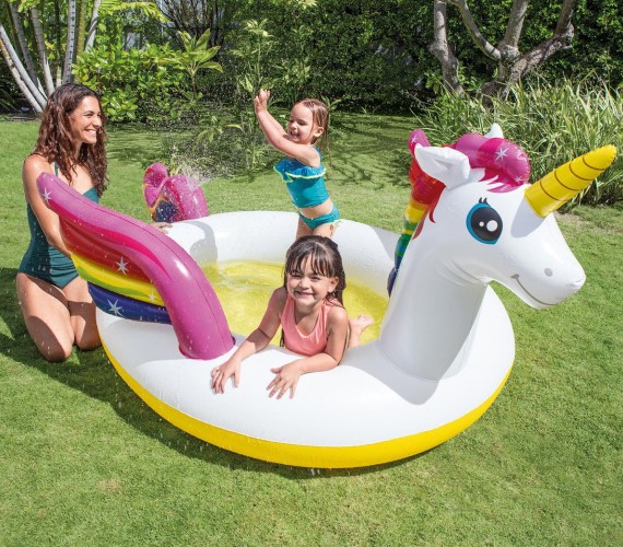 Unicorn Spray Pool for Kids, Baby Swimming Pool Tub For Kids(Age 2 - 7)-Multicolor
