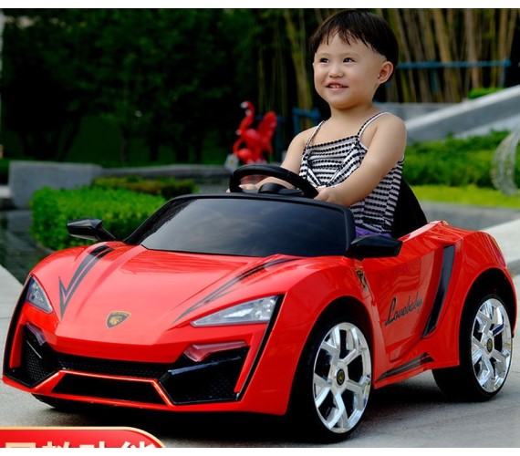 Kids Lamborghini Electric Ride On Car For Kids with Remote Control, Music, Light and Fog 1-5 Yrs