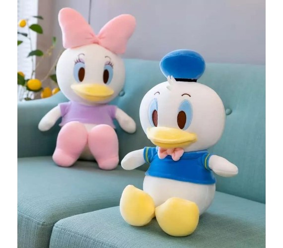 Donald & Daisy Duck Stuffed Soft Toy For Kids Pack of 2 Size - 40 cm