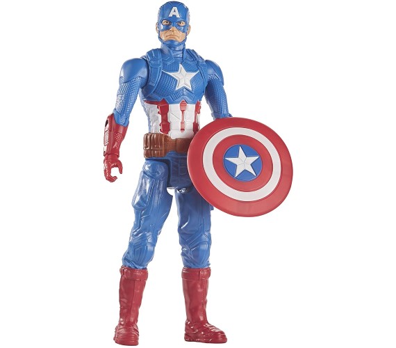 Avengers Super Hero Captain America 10-Inch  Action Figure Toy For Kids Multicolor