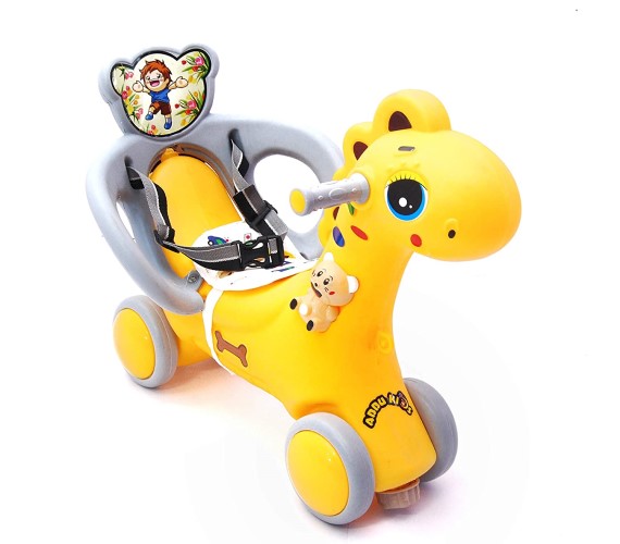 Baby Rider Dinosaur for Kids, 2 In 1 Dinosaur Rider Animal Swing Toy For Kids(1-3Yrs)Multicolor