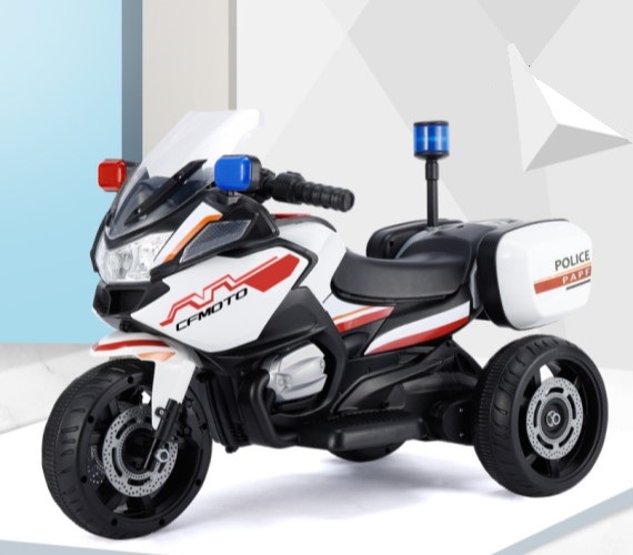 Kids BMW Mini Police  Battery Operated Ride on Bike for Kids, Electric Bike for kids(1 to 4 yrs)Multicolor