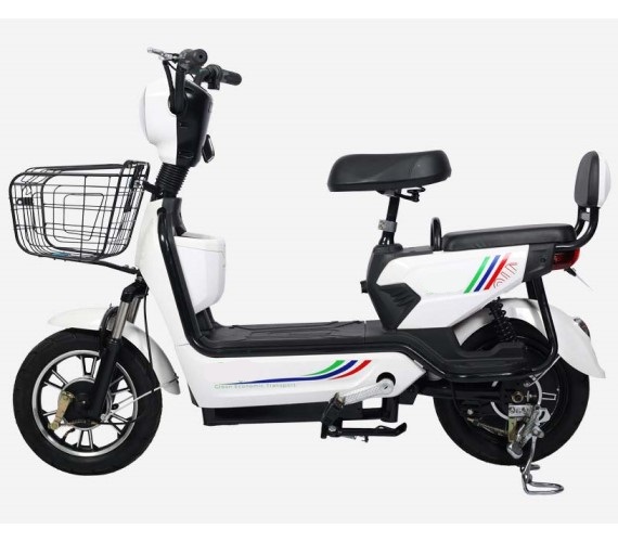 GET 1 Electric Scooter Yulu Bike , 48V 16AH(Lithium-ION) Battery Scooter For adult(Up to 60-70Kms)-White