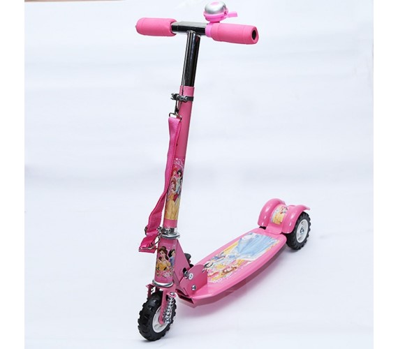 3 Wheel Tractor Scooter for Kids 3 to 9 Years 3 Adjustable Height, Foldable & Weight Capacity 50 kg Kick Scooter(Pink)