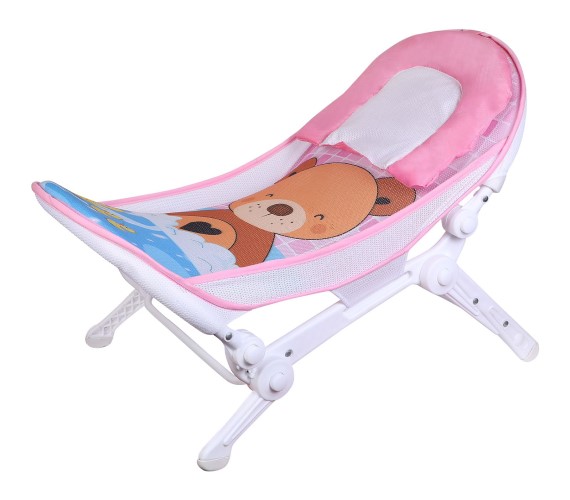 Baby Bather for New Born Baby Bath Support Seat Bath Sling Soft mesh Support for Comfortable Bath & Foldable