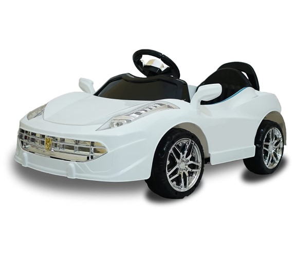 Mini Farrari 12V Battery Operated Ride on Car For Kids With Remote Control, Music and Lights 1 to 4 Yrs(Red)