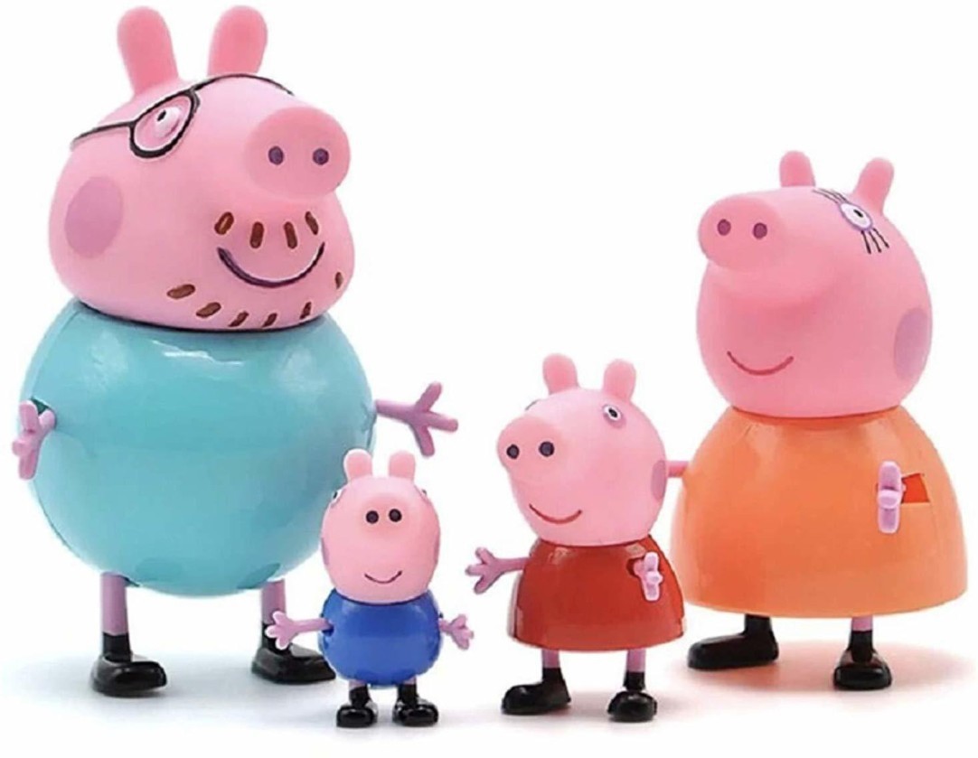 Peppa Pig Figures - Original Peppa Pig Toy and Family Character's For Kids Age 2+