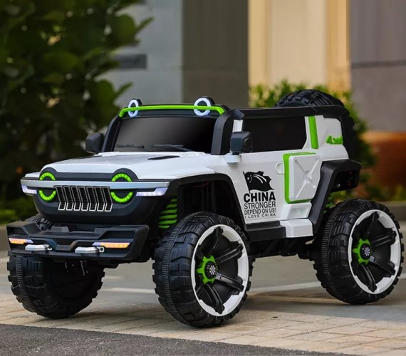 Kids 4X4 Heavy Electric Jeep, 12V Battery Operated Ride on Jeep for Kids with Remote Control Age 1 -7(WN-1166)