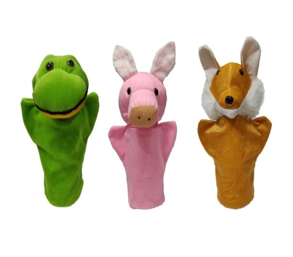 Hand Puppet Soft Toy (Combo of 3)
