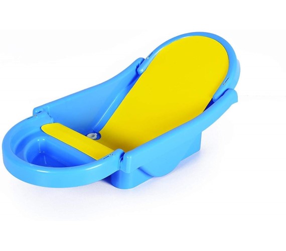 Baby Bath Tub Foldable Plastic Baby Bath Tub with Anti Slip Base(Age 0-1 yrs)Blue
