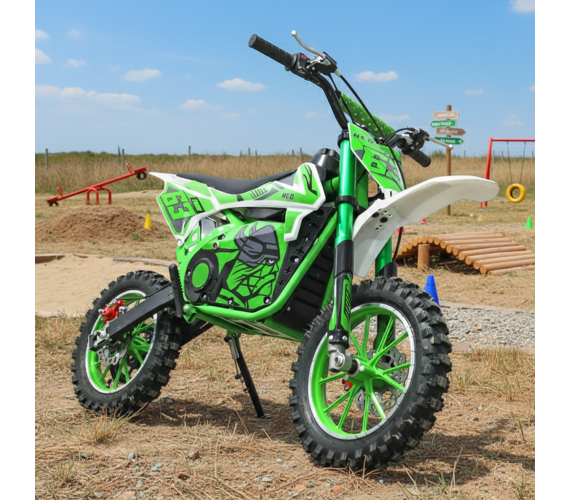 Dirt Bike for Kids 24V Battery Operated Bike for Kids with Disk Brake Dirt Bike for Kids Age 7 To 14 Years-Multicolor