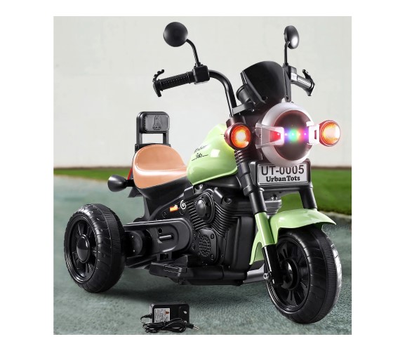 PP INFINITY 3 Wheel Rechargeable Battery Operated Ride On Bike for Kids, 1 to 4 Years Bike Battery Operated Ride On  (Green)
