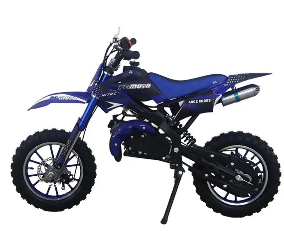 OFF Road Petrol Engine Bike For Kids with Self Start 49cc Petrol Engine Dirt Bike For Kids Age 7 To 14 Years-Multicolor