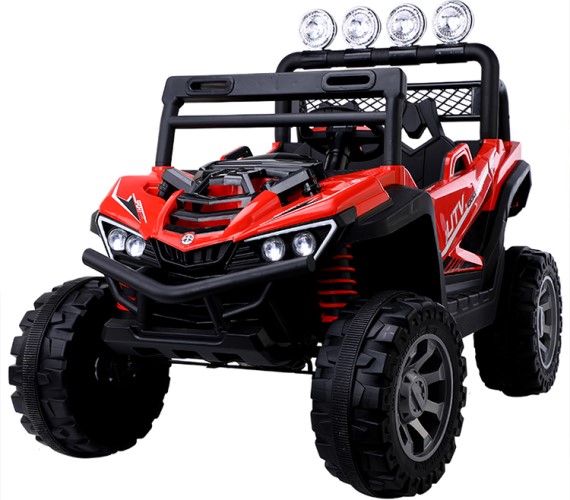 Kids Big Size 4x4 12V Battery Operated Ride on Jeep For Kids With Remote Control 1-8 Yrs(UTV-1088)Red