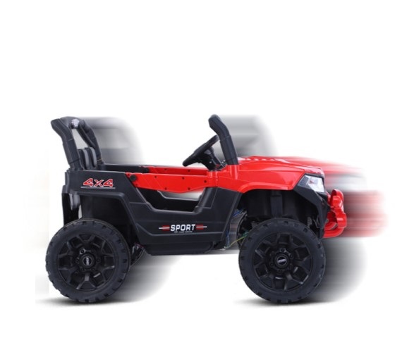 Battery Ride on Jeep for kids Model 6688, Electric Ride on jeep for Kids with Remote Control (1 to 5 yrs) RED