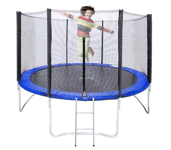 10 Feet Feet Trampoline with Enclosure - 10 ft Trampoline