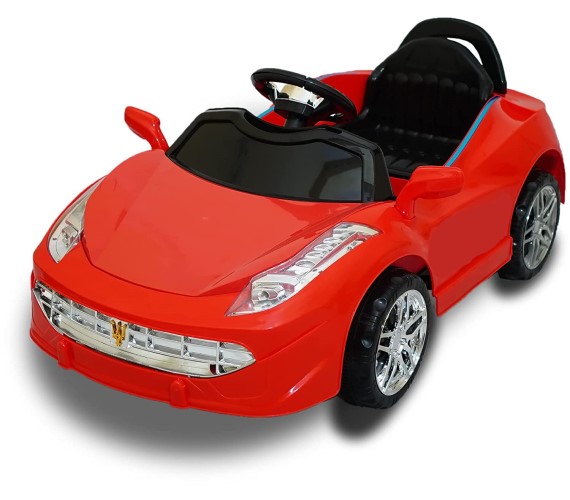 Mini Farrari 12V Battery Operated Ride on Car For Kids With Remote Control, Music and Lights 1 to 4 Yrs(Red)