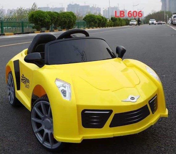 12V Battery Operated Ride On Car For Kids, Model LB-606 Car For Kids With Music System And Remote (1 To 5 Yrs)Multicolor