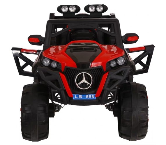 4x4 Stylish Jeep for Kids, 12V Battery Operated Ride on jeep for kids with Remote Control-Red