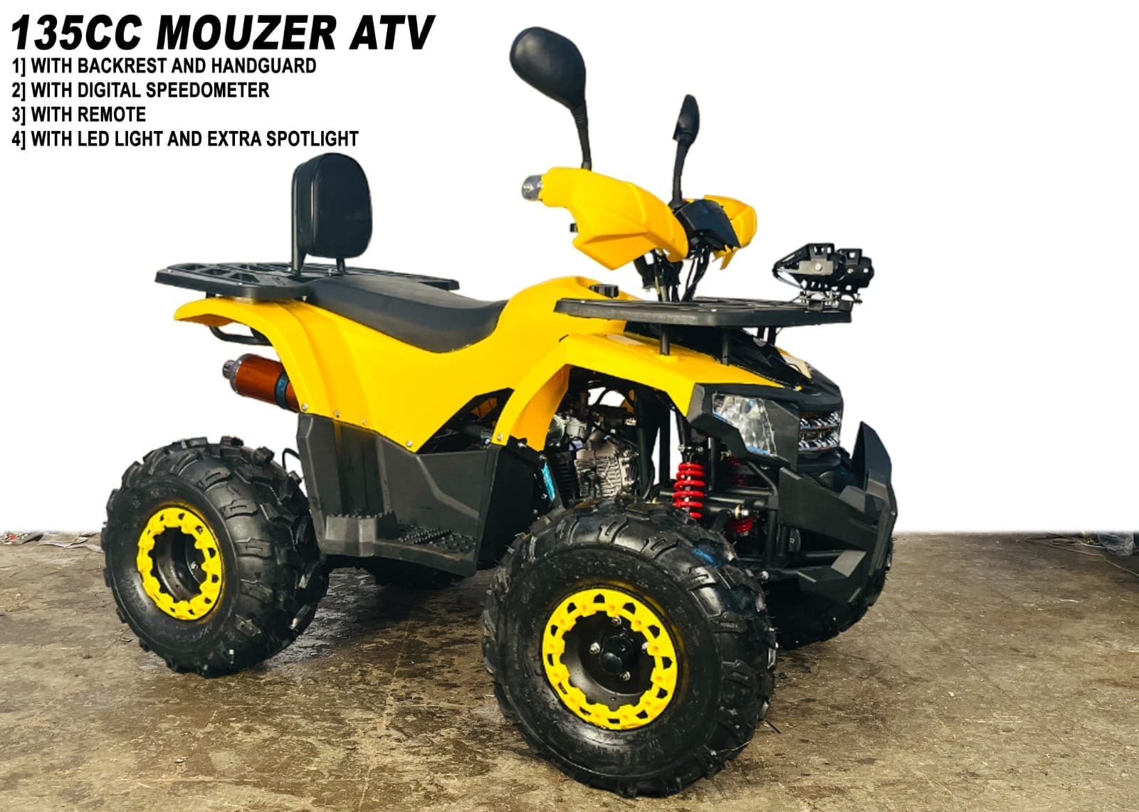 PP INFINITY 135cc 4 stock Petrol Engine Mouzer ATV Buggy for kids.