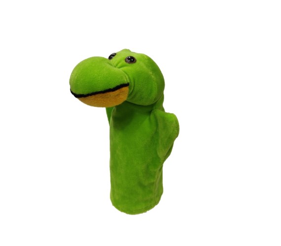 Hand Puppet soft Toy (FROG) Height 21 cm