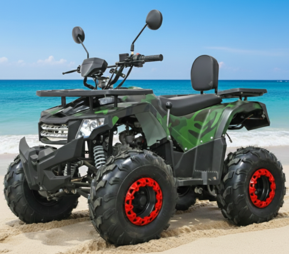 ATV 135cc Petrol Engine Mouzer ATV Bike For Adults, ATV 4 Wheel Beach Bike , Quad Bike Petrol Engine 250cc With Front/Rear Disk Brakes And Head Light