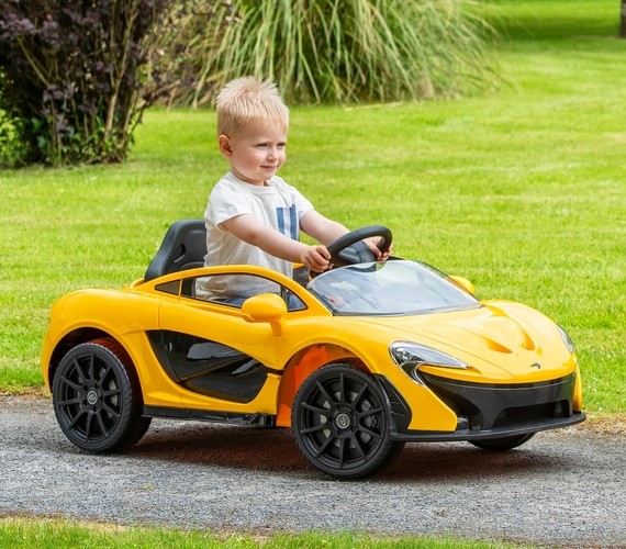 McLaren Electric Rideon Car For Kids 12V , Battery Operated Rideon Car For Kids Age 2 to 6 (yellow)