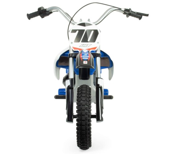 MOTO X-TREME FIGHTER 24V Battery Operated Ride On Bike For Kids With Hand Accelerator(Made in Spain)-Blue